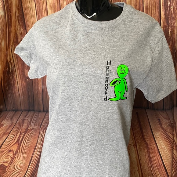 Gray Humannoyed T-Shirt - Picture 2 of 3